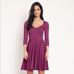 Matte Ruby Heart Longline Dress- BlackMilk Limited